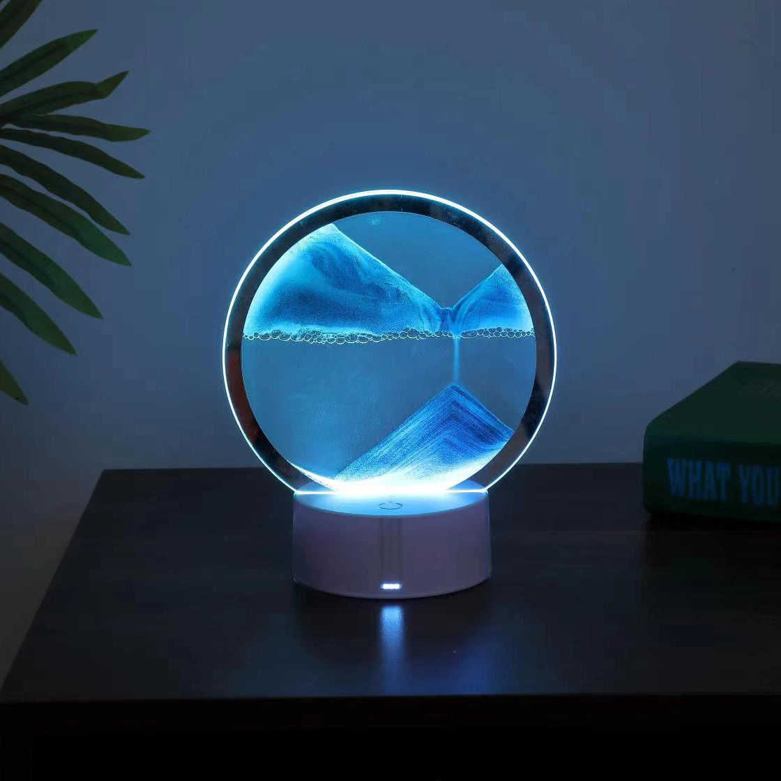 Creative Design Moving Sand Art Table Lamp