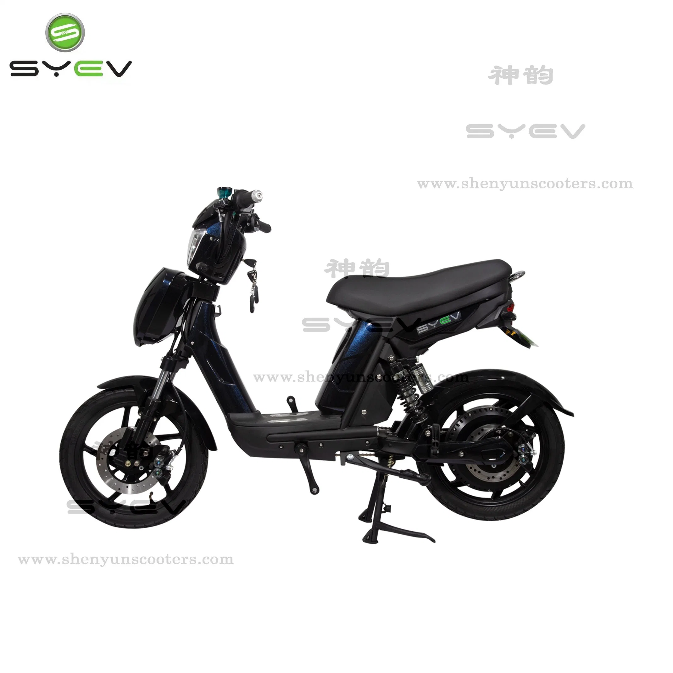 Motociclo eléctrico CEE E-Scooter Motor sem escovas de 800W para adultos com bateria portátil de Wuxi Shenyun