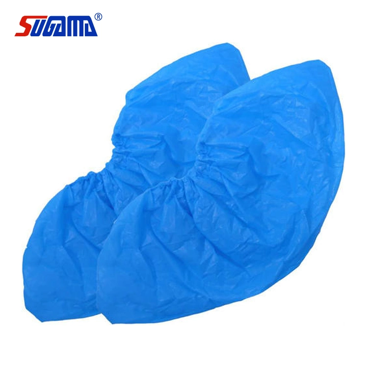 PE CPE Inicio plástico impermeable Protector desechable médica cubrezapatos