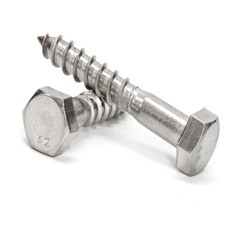 High quality/High cost performance  Hexagon Head Wood Screws DIN571 Stainless Steel