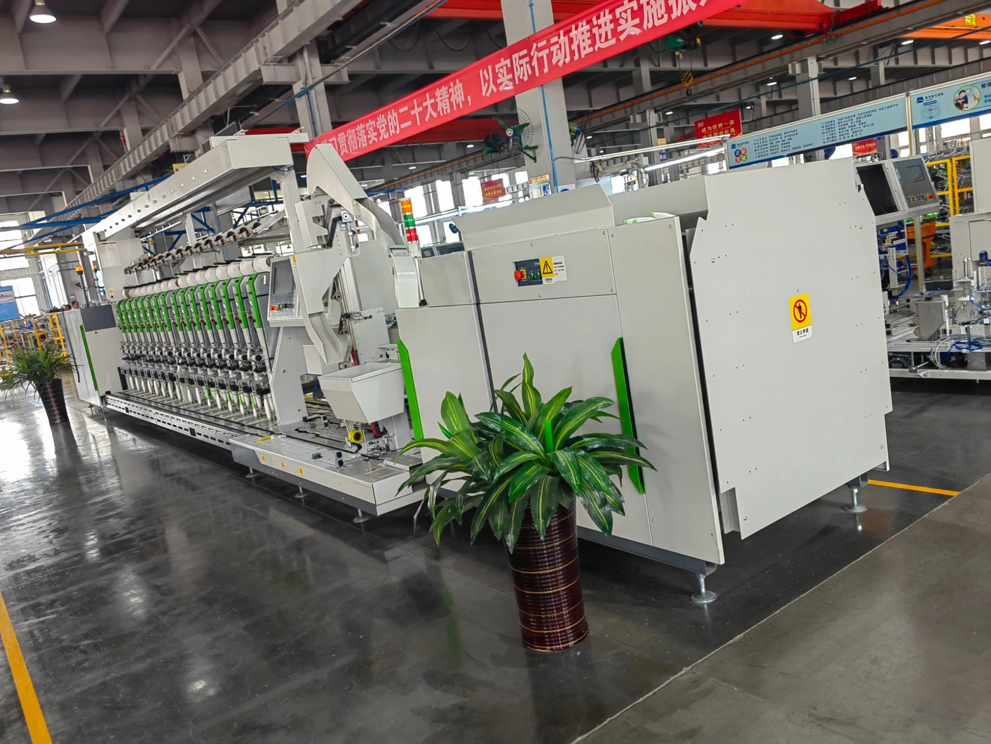 High Efficiency Hongda Auto Winder Yarn Spinning Process Auto Winding Machine