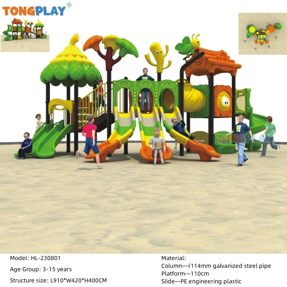 Outdoor Playground Slide for Children Garden Backyard Playground for Commercial Use