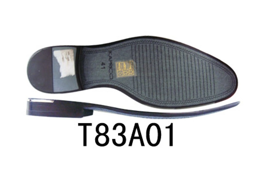 Men's Leather Shoe Sole TPR Sole Boots Shoe Sole (T83A01)