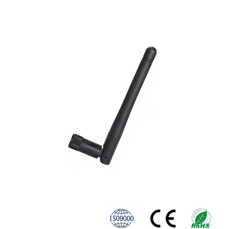 Whip WiFi Antenna 2400-2483/5150-5875MHz Folding 2.4G 5.8g Dual Band WiFi Antenna SMA Male