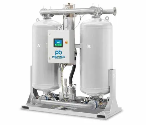 Adsorption Pneumatech Sh1500 114m3/Min Heated Desiccant Compressed Refrigerated Air Dryer