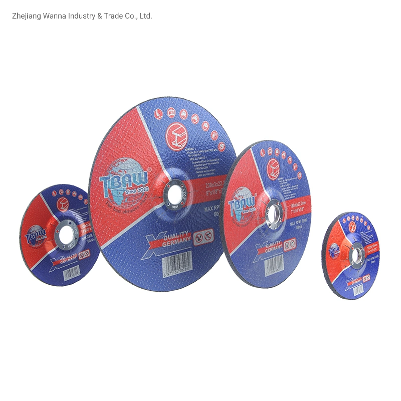 9 Inch 230X3.0X22mm Metal Grinding Wheel Cutting Disk OEM China