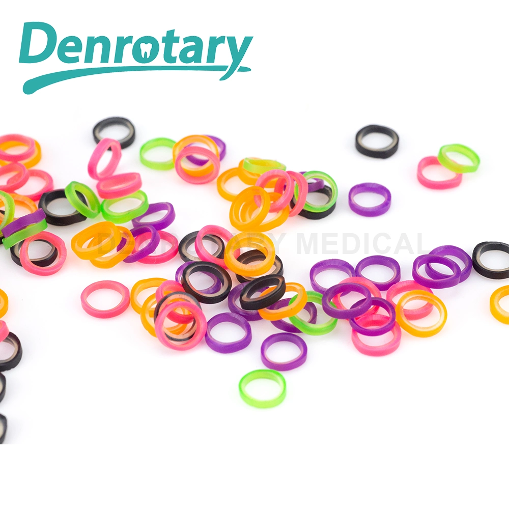 Bandas de separación de dientes para R Braces Dental Ortho Elastic Rubber Bandas