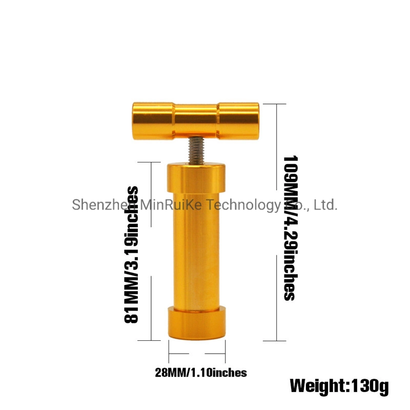 Pressionador de Imprensa do pólen de metal para bater creme Compressor acessórios para fumadores Ferramenta para ervas Hookah Cigarro Borbulhador Cera Vaporizador Seco