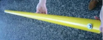 PE or PVC Material Plastic Yellow Guy Guard