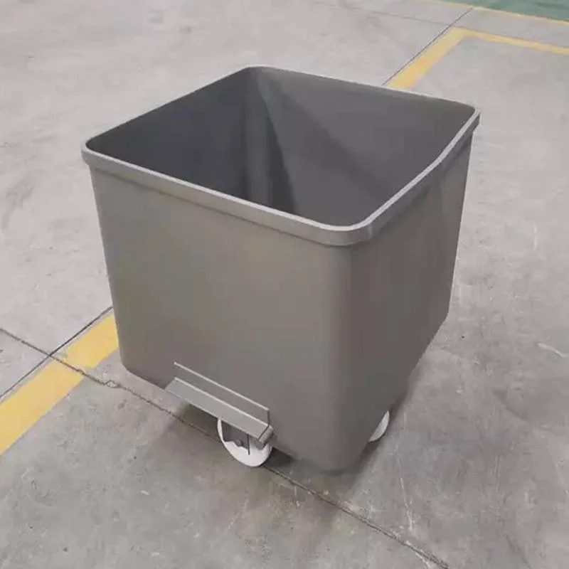 Industrial 200 Litre Stainless Steel Trash Can (Car, Meat Cart)