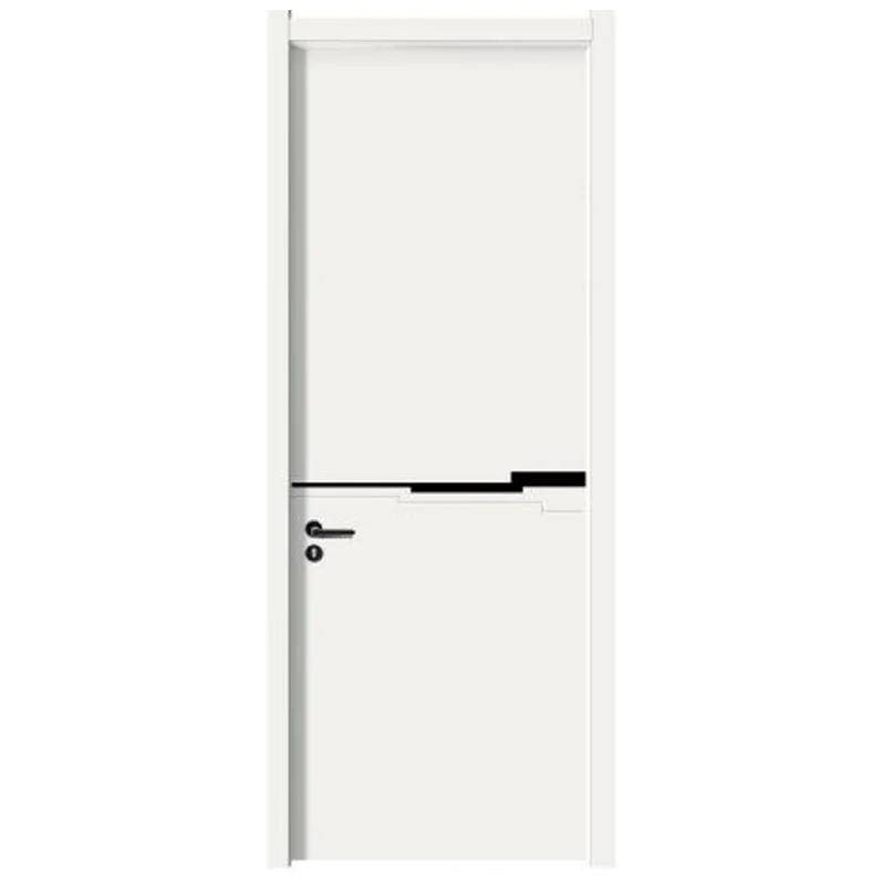 White Primer Veneer Painting Wooden Entry Doors Prehung Internal Semi Code Doors for Hotel, Apartment, Office, Room