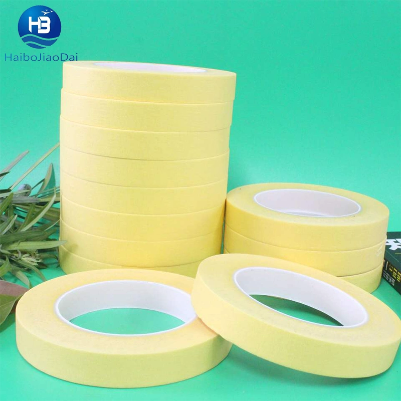 Wholesale Adhesive Masking Tapemasking Crepe Paper White Yellow Beige Painters Tape Price