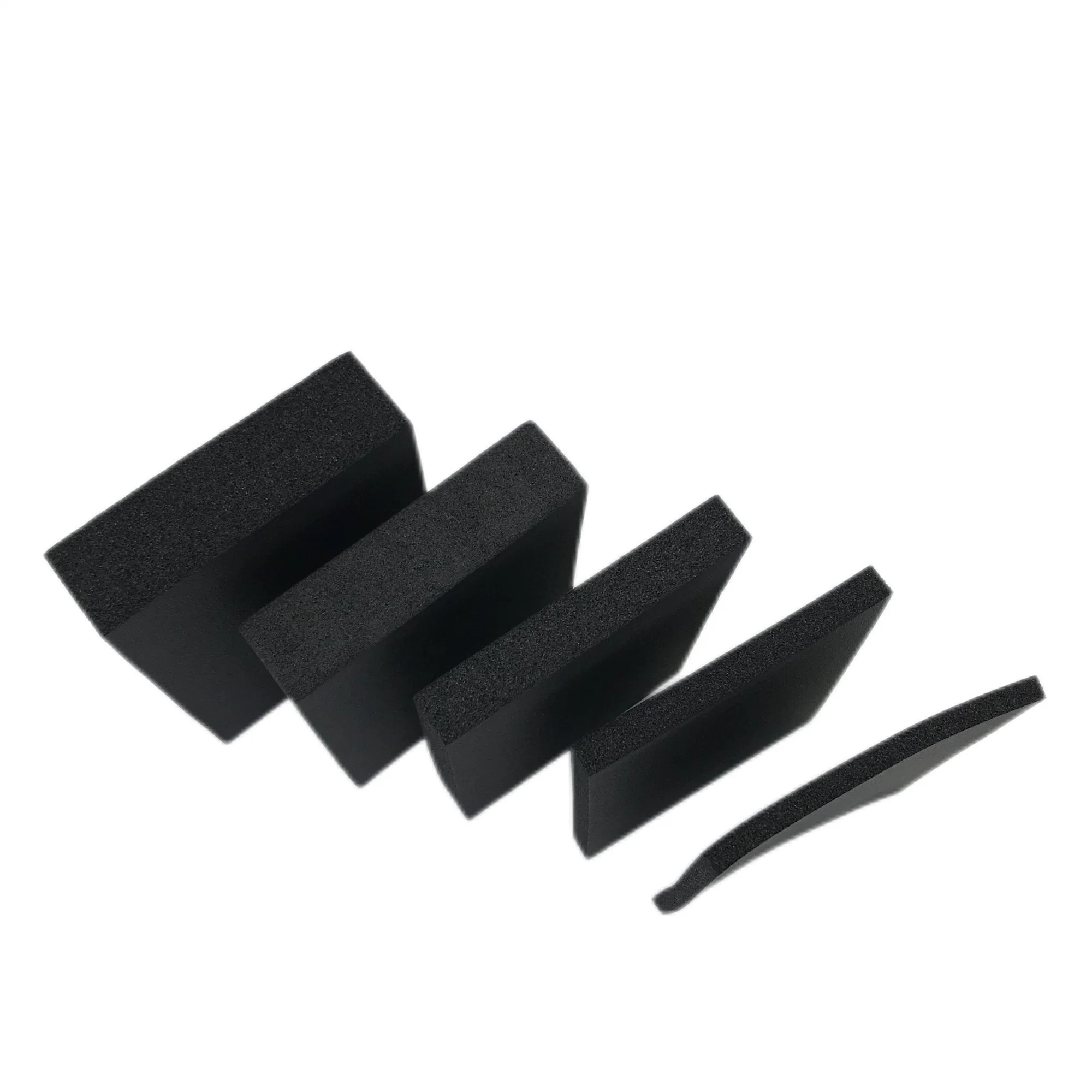 Soft Plastic Pipes High-Temperature Rubber Foam Pipe Insulation Black Rubber Foam Insulation Tubes for Air Duct