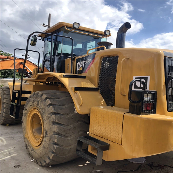 Used Catt 966g Mini Wheel Loader Second Hand Backhoe Loader