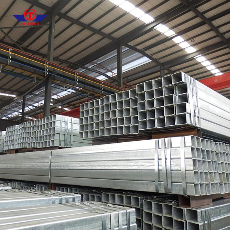 Factory Main Square Steel 304 Tube Square Hollow Pipe Galvanized Steel