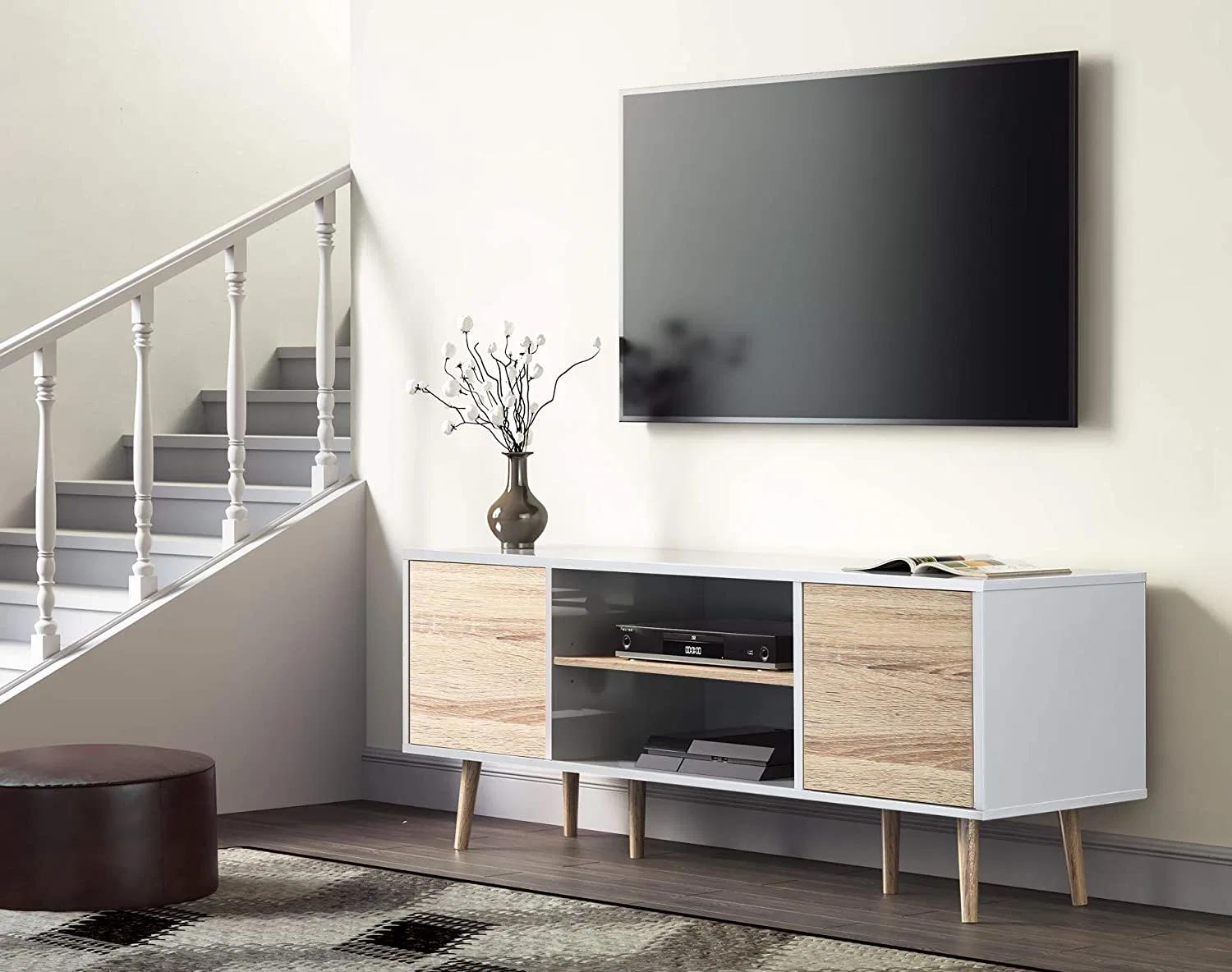 Nova Particle Board Konsole Tisch Massivholz TV Ständer für 60in TV