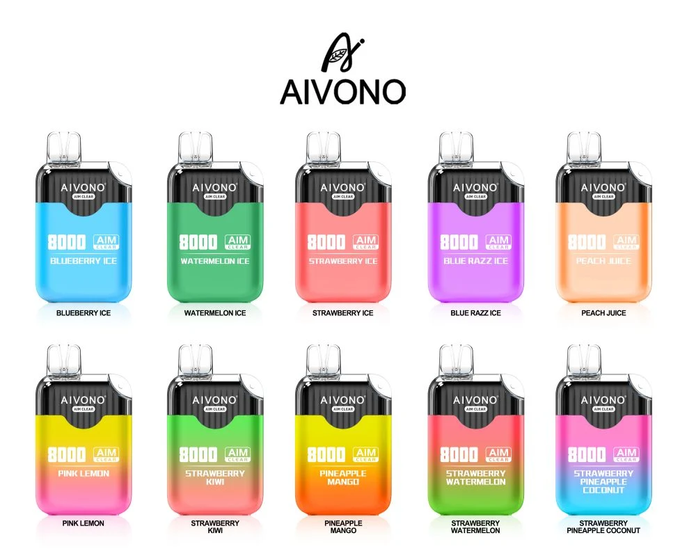 New Released Aivono Aim Clear 8000 Puffs Disposable/Chargeable Vape Life Pod Fruit Flavor for Sale