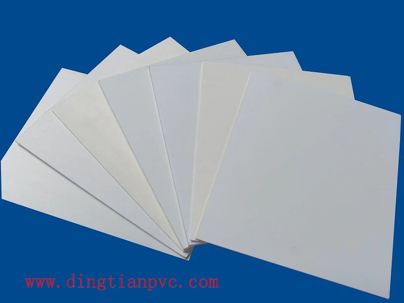 White Color PVC Foam Board Size 1220X2440mm, 1560X3050mm, 2050X3050mm