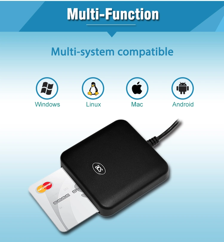 ISO 7816 Portable USB lecteur de carte à puce EMV IC pour PC de l'ACR39U-U1