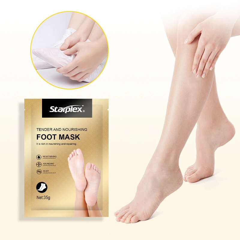 Peeling Exfoliating Foot Mask Remove Dead Skin Cuticles Heel Foot Care Private Label Foot Mask Socks