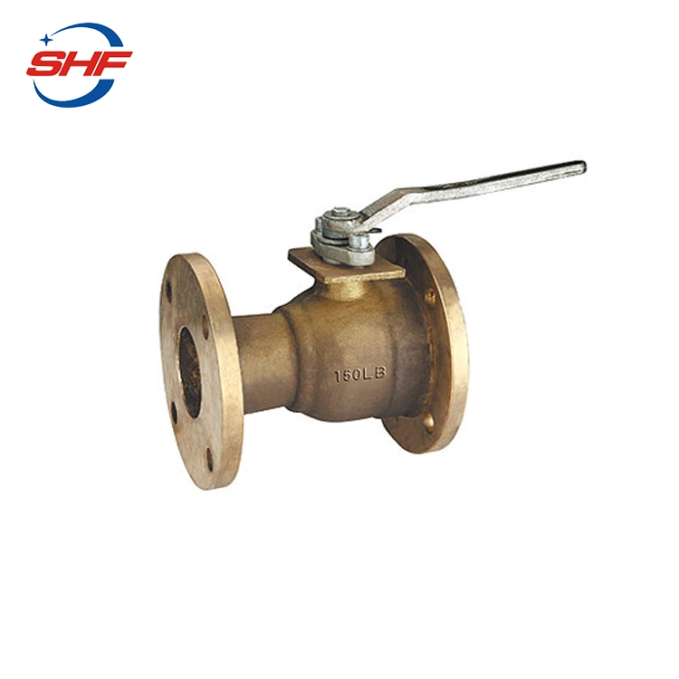 Venda a quente API ASME 608 Design 2PC B62 C83600 Flange Bronze 150lb 300 lb plena bola flutuante Preço da Válvula