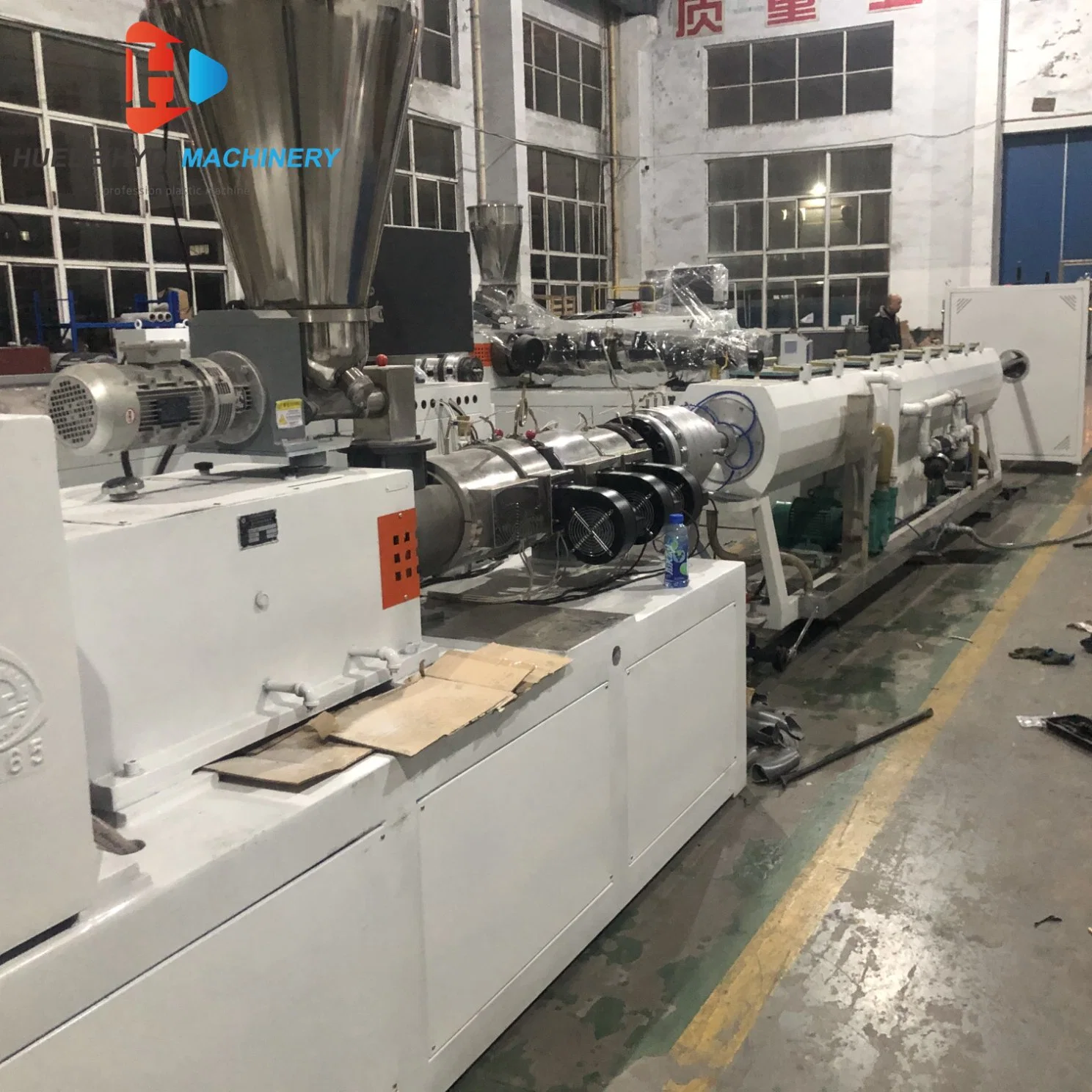 Fully Automatic Sewage Drain PVC Pipe Extruder Extrusion Production Making Machine Plant