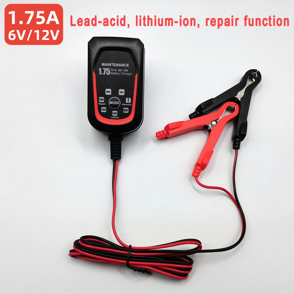 Baterías de litio inteligentes de baja tensión Pulso de reparación 12V 1,75A batería de coche Cargador