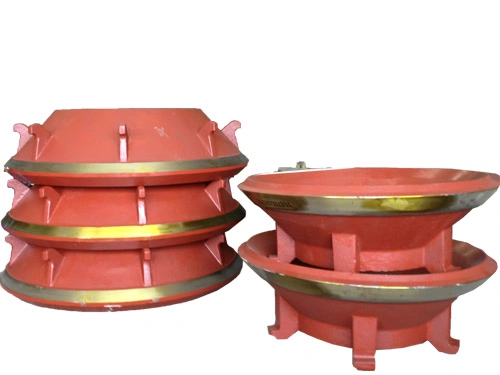 Máquinas de mineração Parts Cone Crusher Bowl Liner