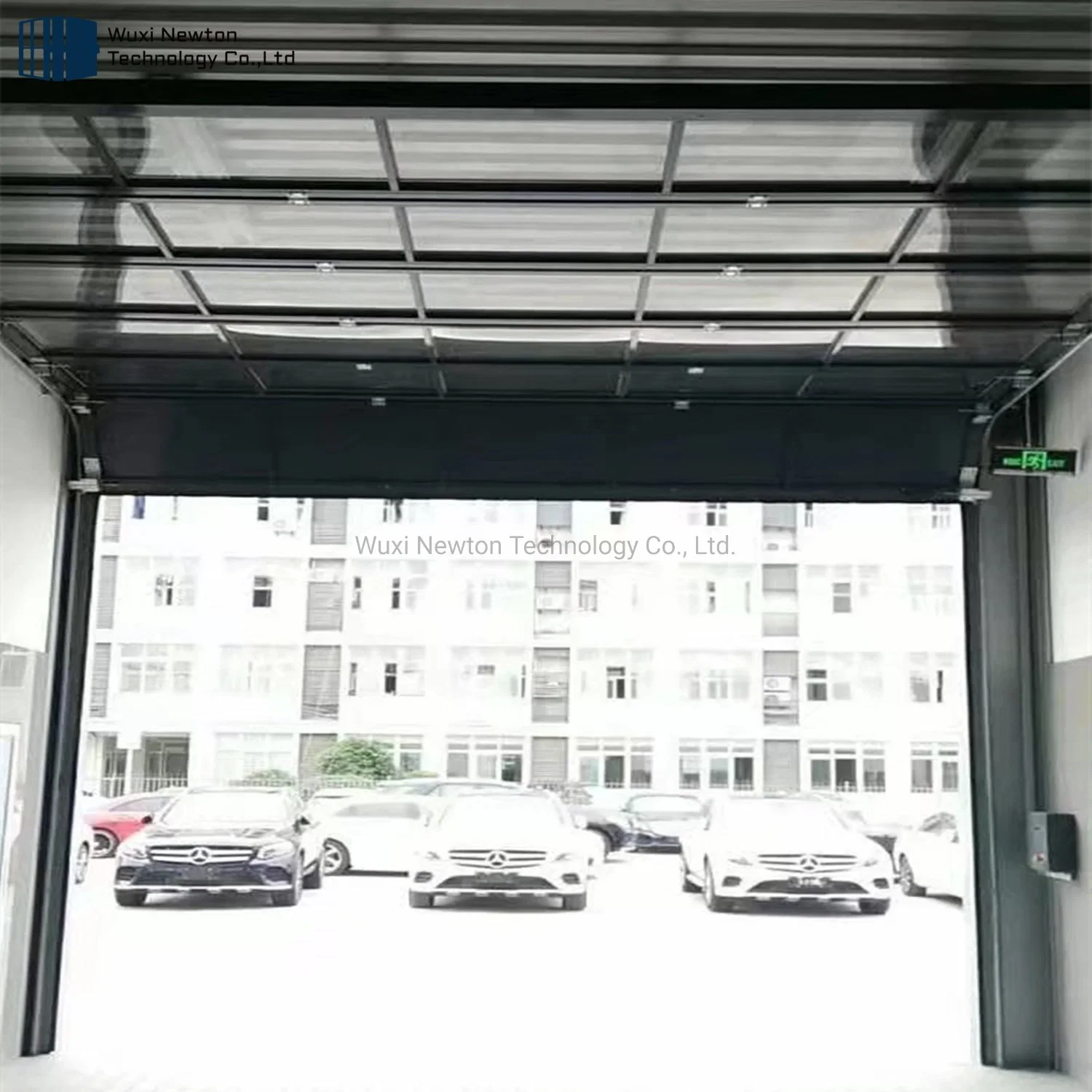 Aluminum Opener Glass Steel Sectional Automatic Garage Door Factory Price with Motor