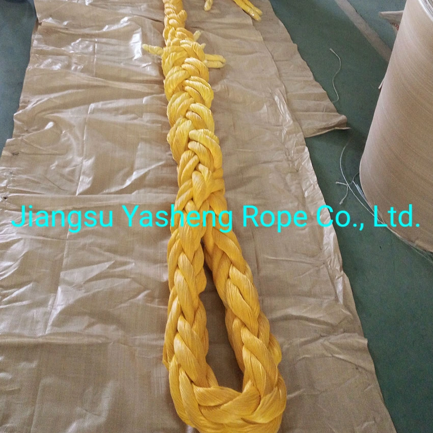 High quality/High cost performance Yellow UHMWPE Towing/Mooring Rope