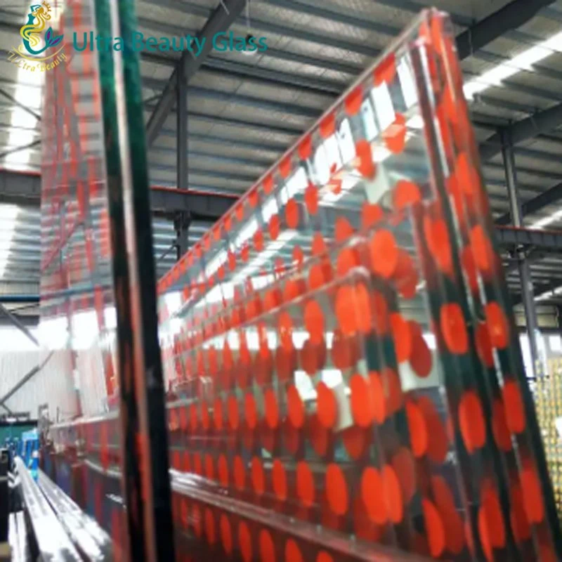 Silk Printing Tempered Building Glass Decorative Glass Silk Screen Printing Screen Printed