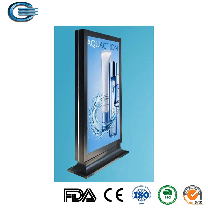 Huasheng Advertising Lightbox Magnetic Hanging Double Sided Custom LED Menu Board Light Box Display