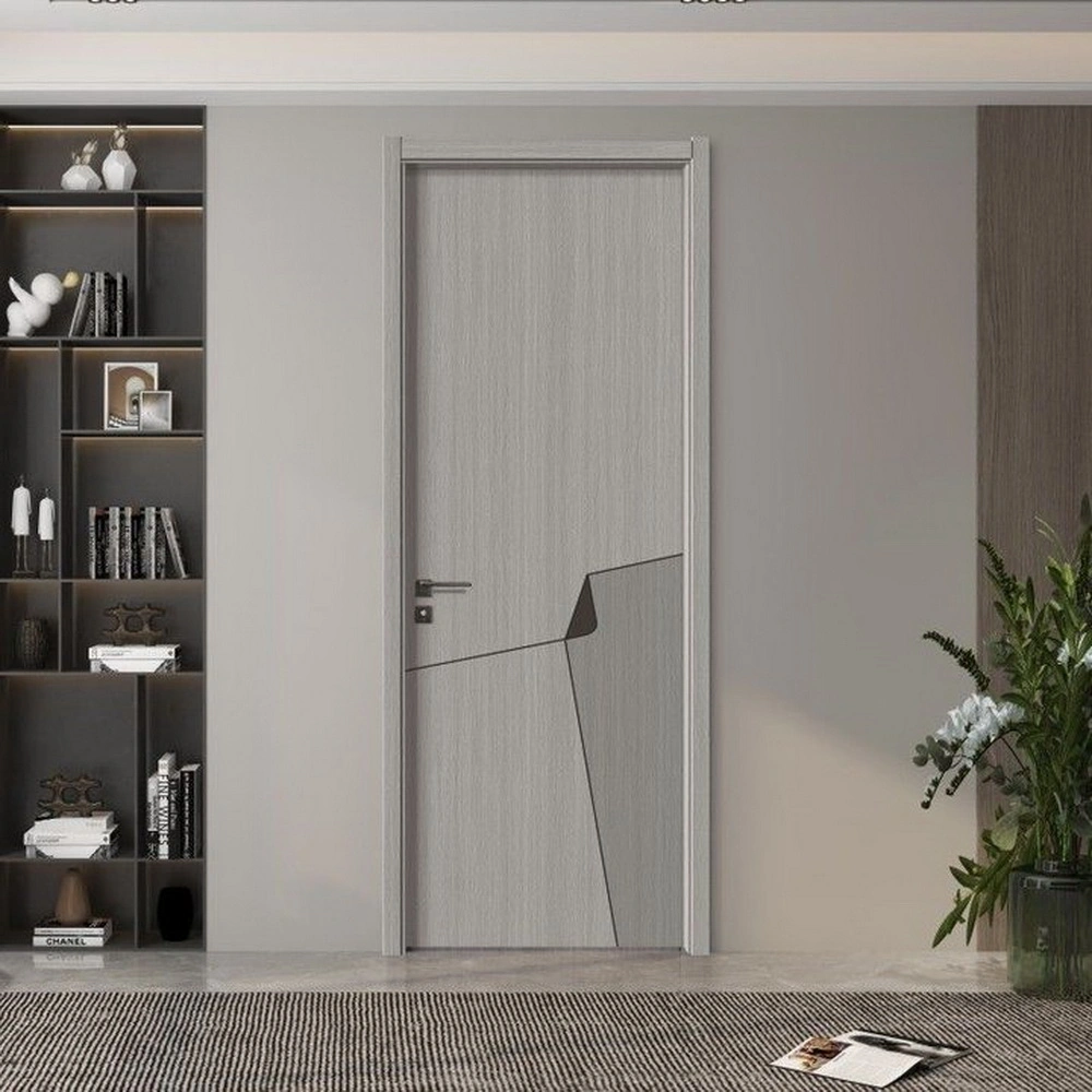 Modern Design Soundproof Hotel Door Internal Bathroom Waterproof ABS PVC Interior WPC Doors Door Skin for Room