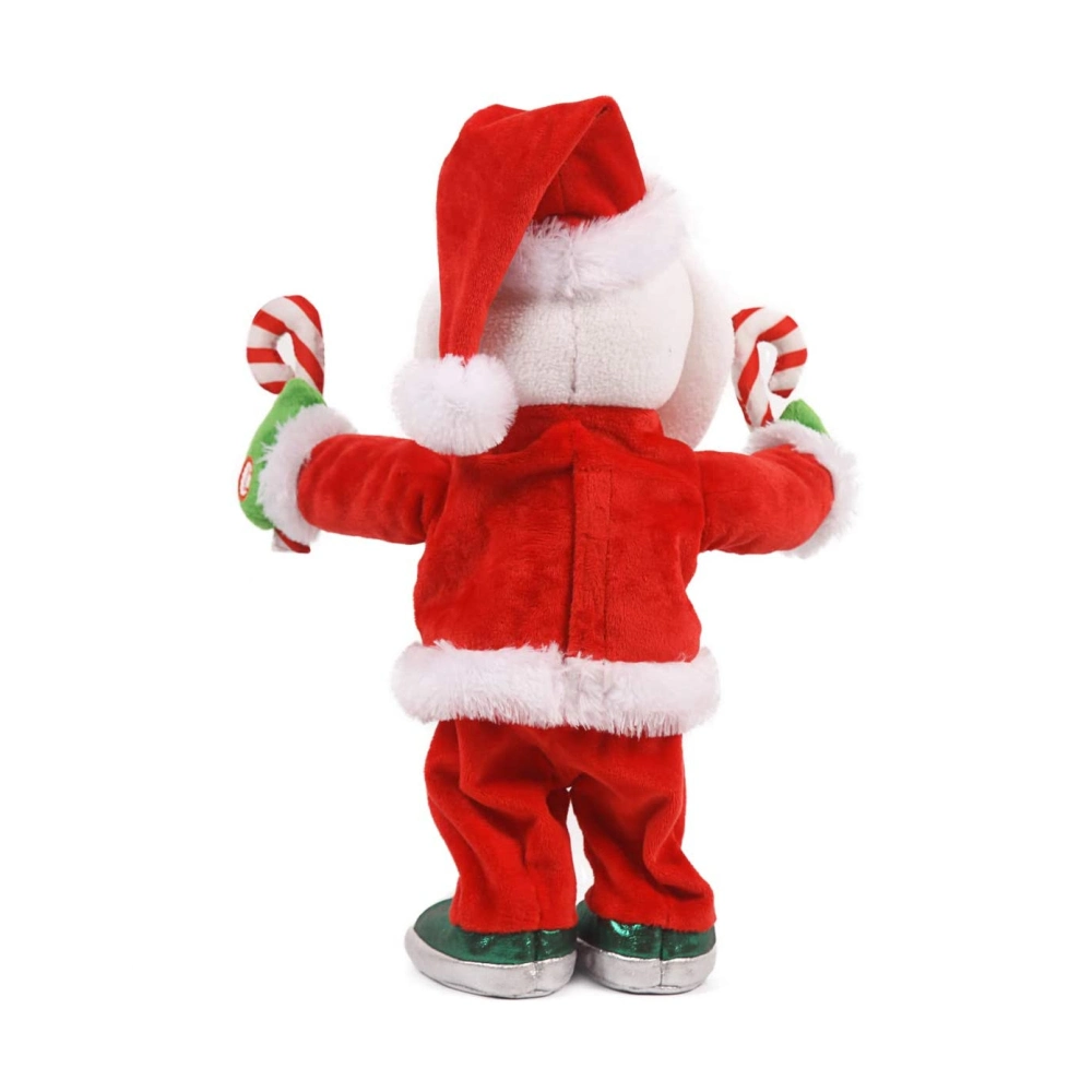Christmas LED Santa Claus 14inches Animated Electric Plush Musical Gift Toys