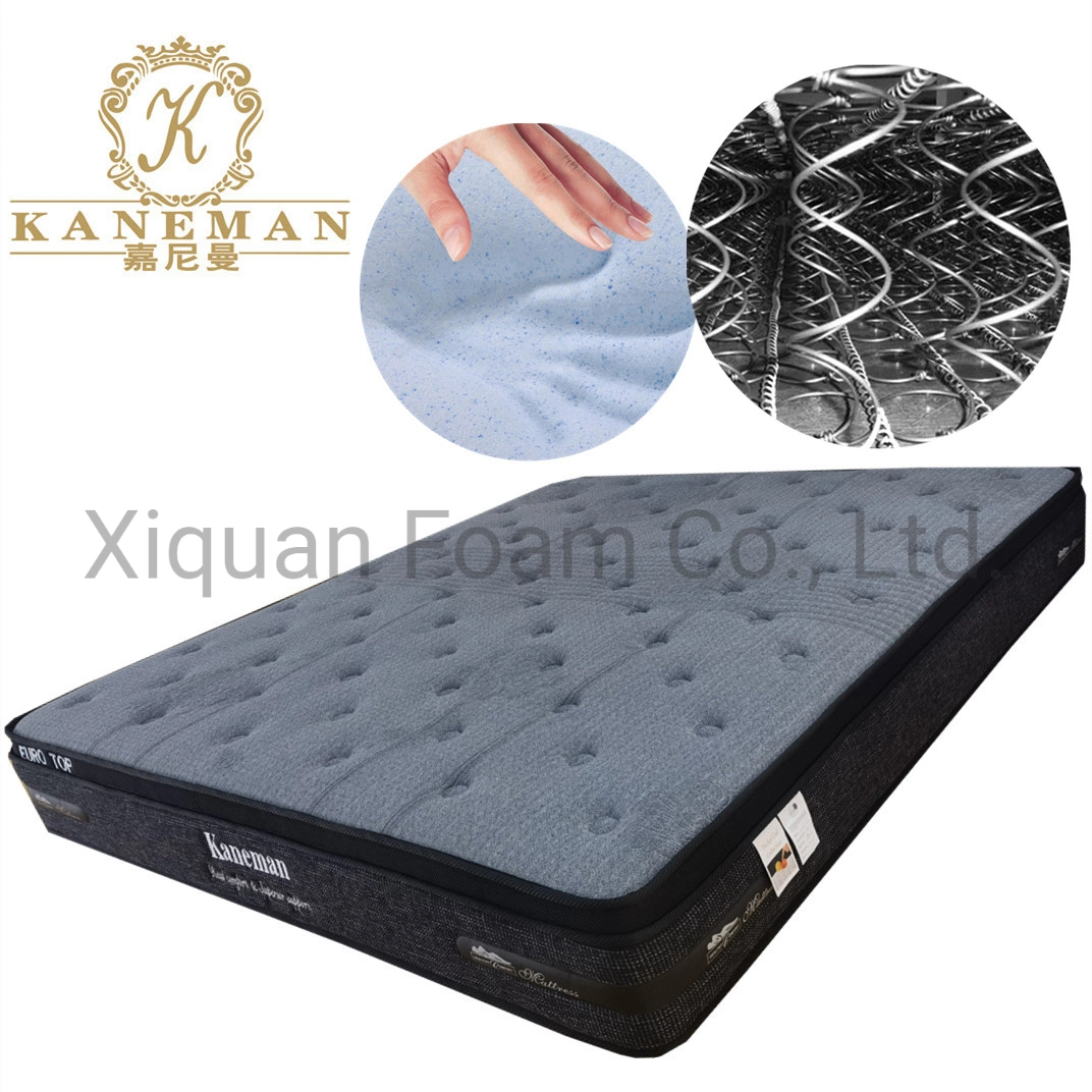 Top Quality Bed Mattress Bedding Coil Spring Mattress Flat Packed Mattress for Hotels