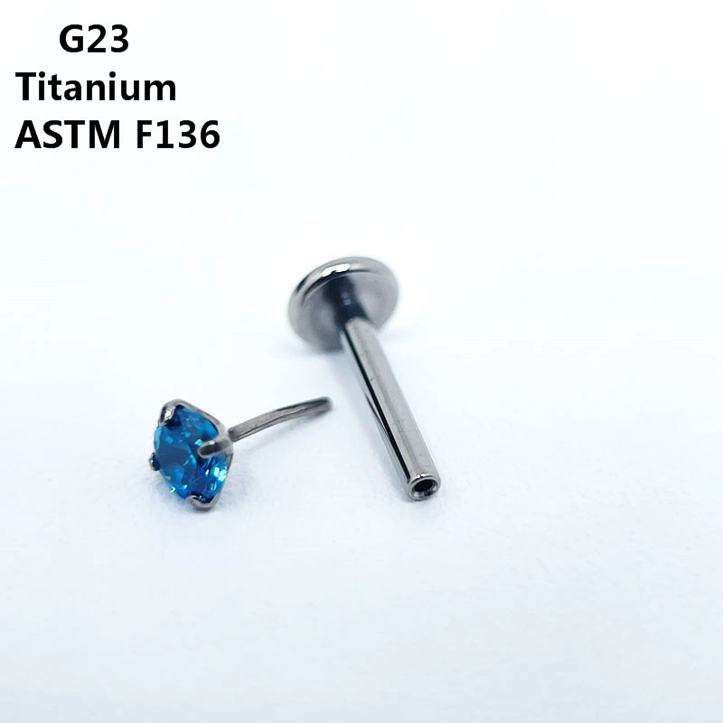 G23 Titanium Multicolor AAA Zircon Piercing Jewelry