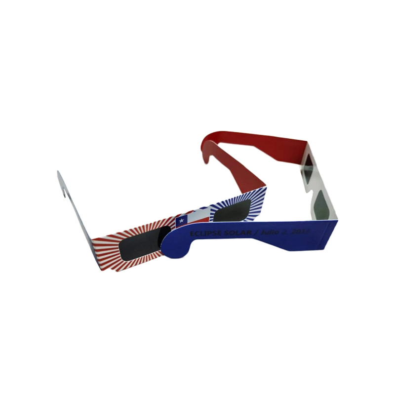 3D Folding Paper Solar Eclipse Frames Glasses with ISO CE Certification for Adult Kids