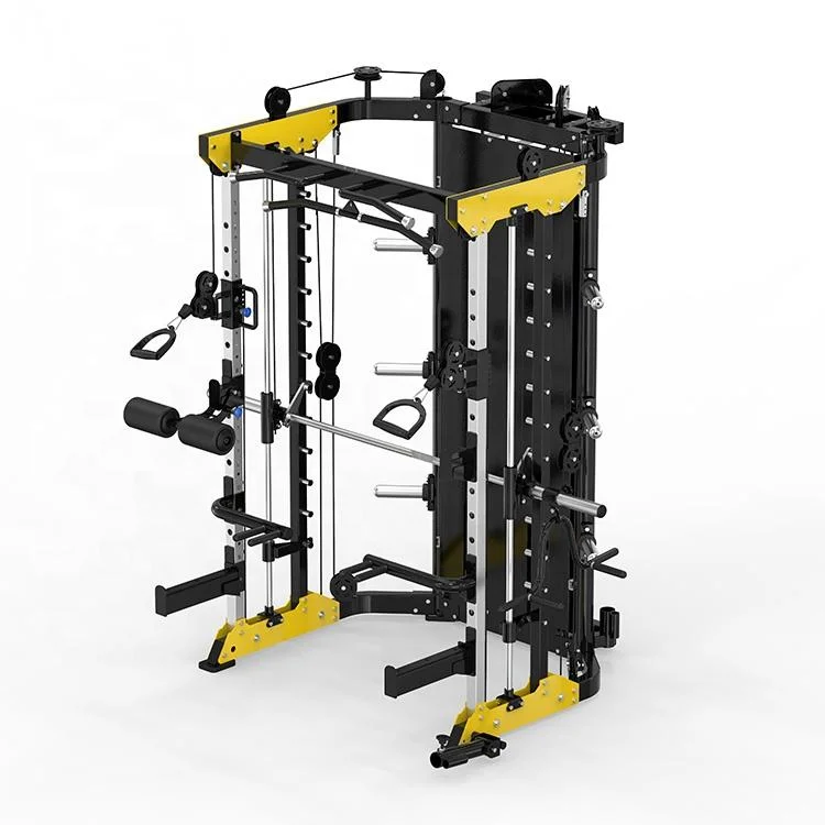 Studio Fitness Exercise Equipment Rack Integrated Trainer Functional Smith & Squat Rack Home Gym