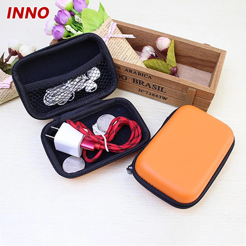 Inno-E035 Whole Sale Data Cable Packaging EVA Digital Camera Zipper Storage Case Made in China Eco-Friendly