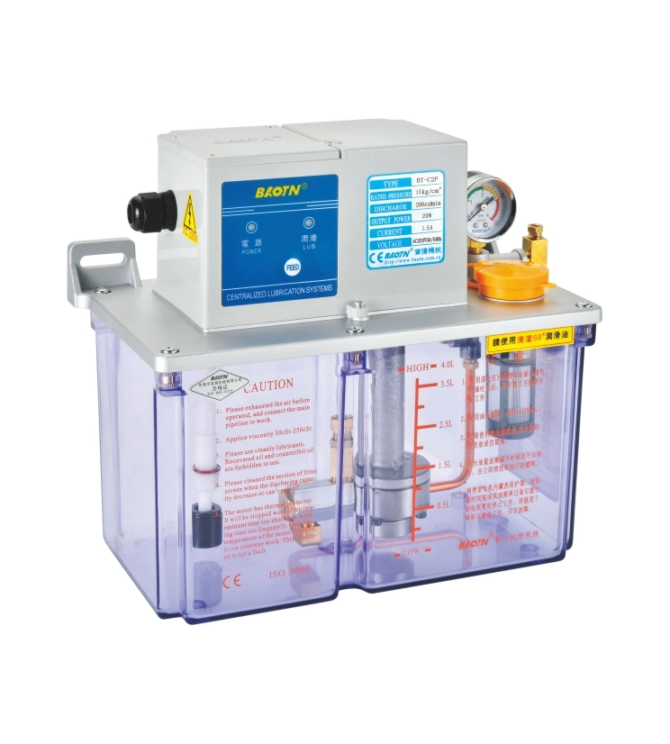 Baotn BTA-C2 tipo DC24V 2L de la bomba de lubricación automática de control PLC de Aceite fino Bomba de engrase