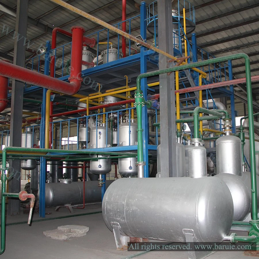 Semi Continuous Waste Engine Oil Recycling Vacuum Distillation Plant to Base Oil