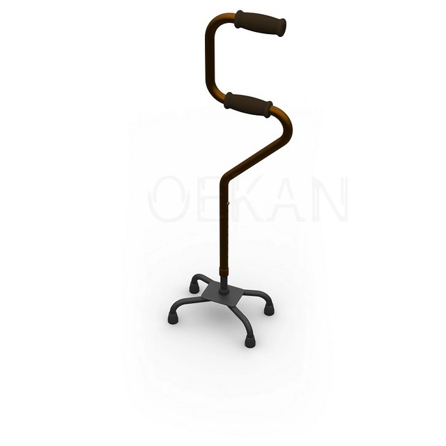 Wholesale/Supplier High-Quality Easy Operate 4 Legs Height Adjustable Walking Stick