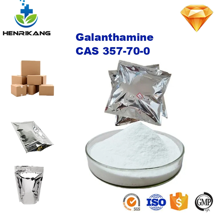 100% Natural Galanthamine Raw Powder CAS 357-70-0 Bulk