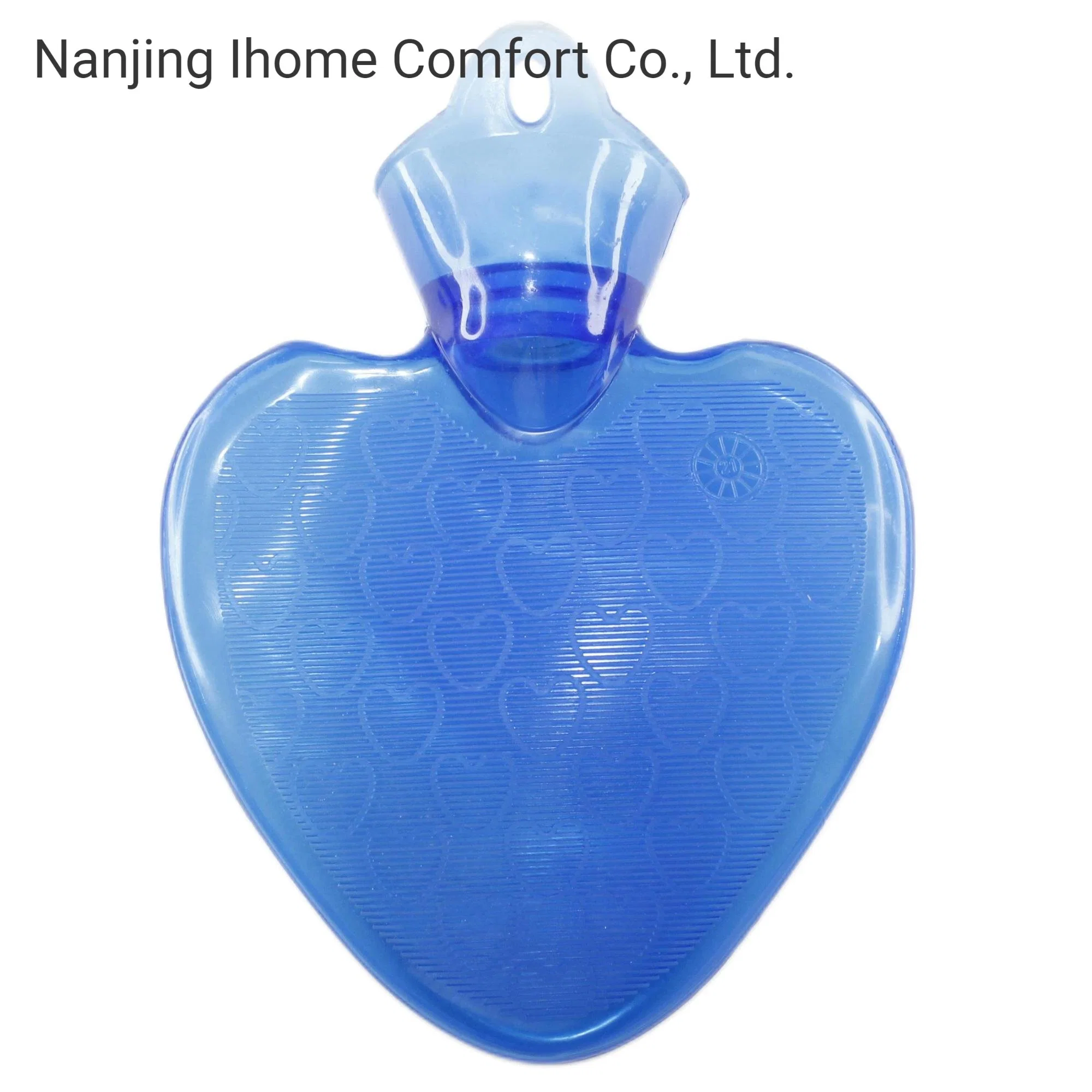 Heart-Shaped Various Color Heart Shape PVC Hot Water Bottle Bag for Promotion Gift