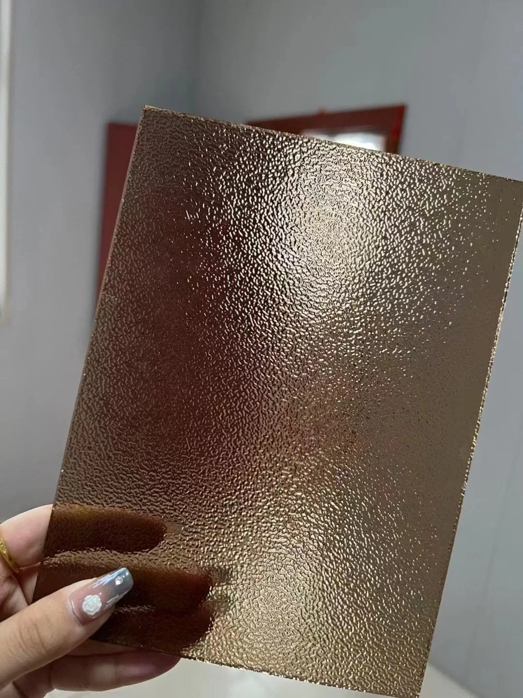 El patrón de bronce de patrón de vidrio/Cristal emulsificación