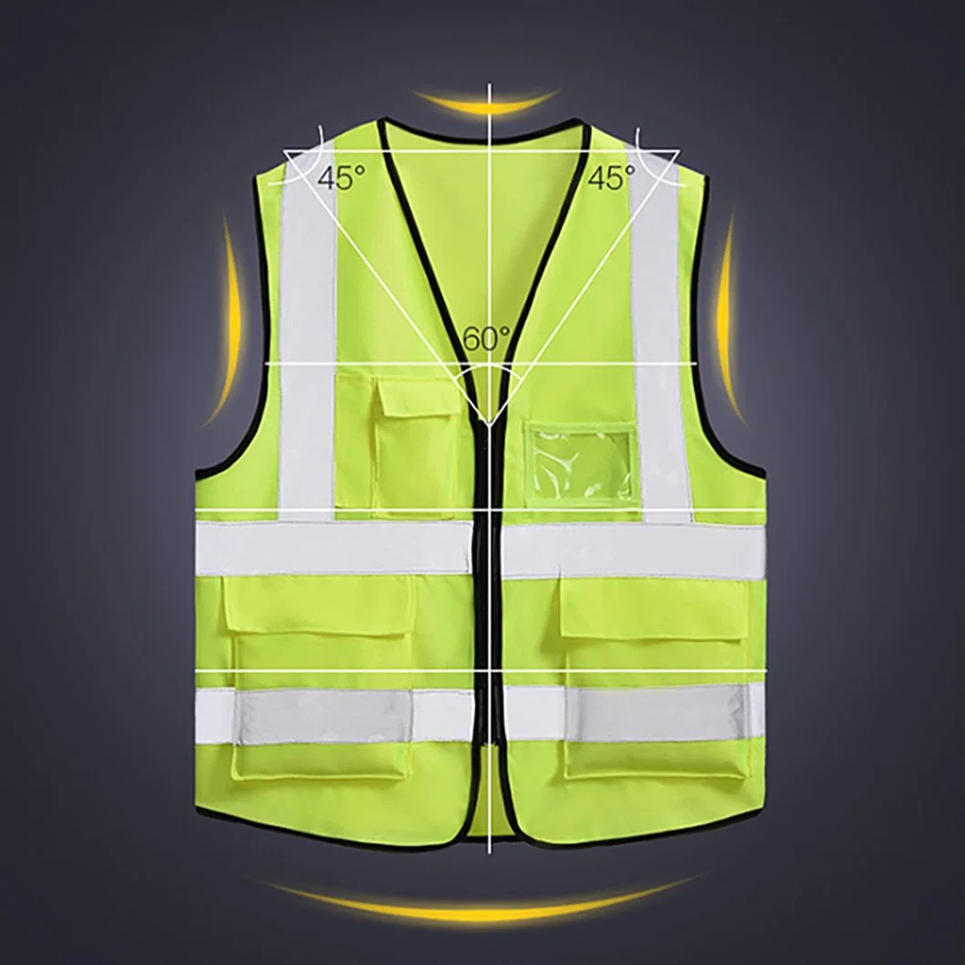 High Visibility Durable Safety Clothing Made of Breathable Fabrics