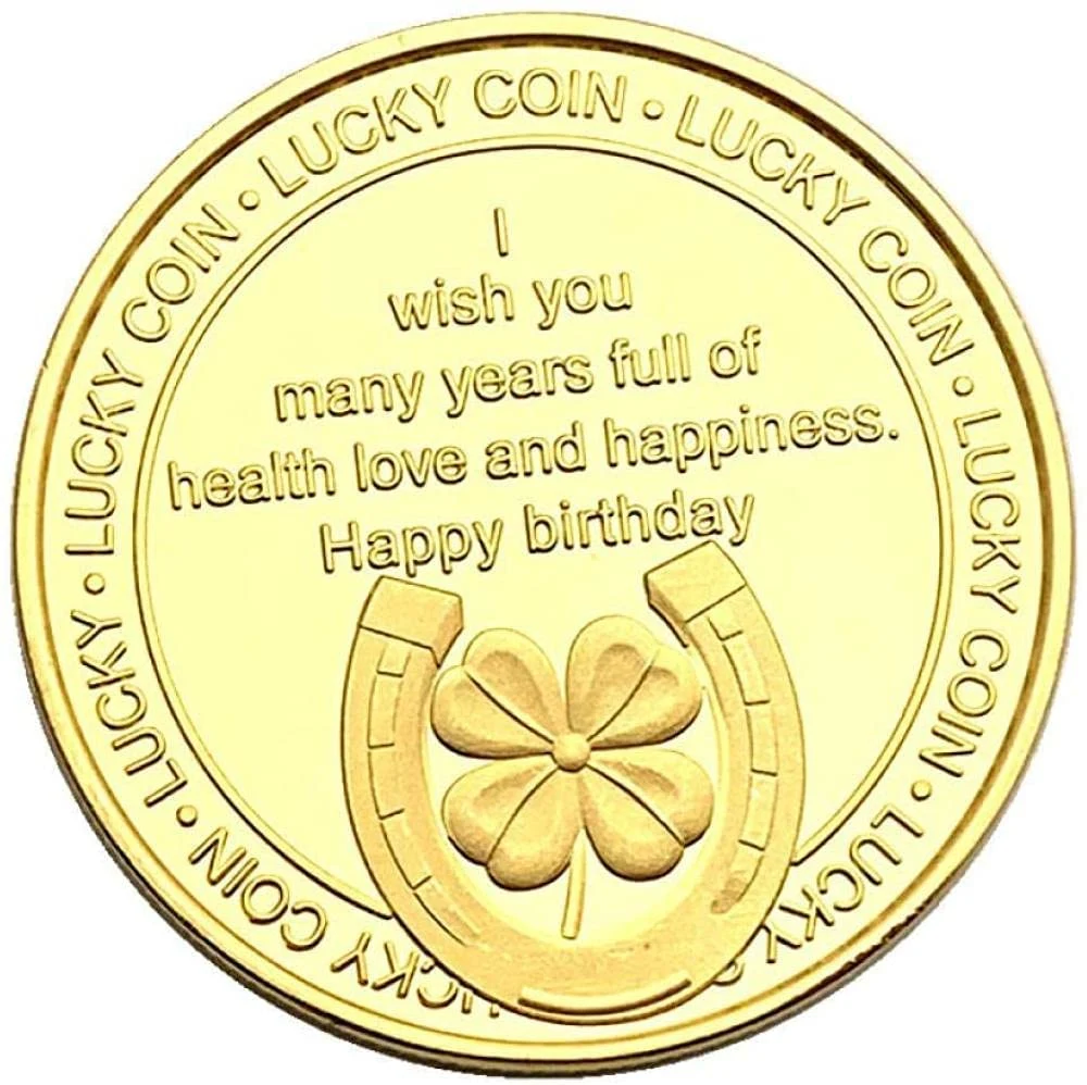 Custom Factory Price Happy Birthday Plating Challenge Coins Metal