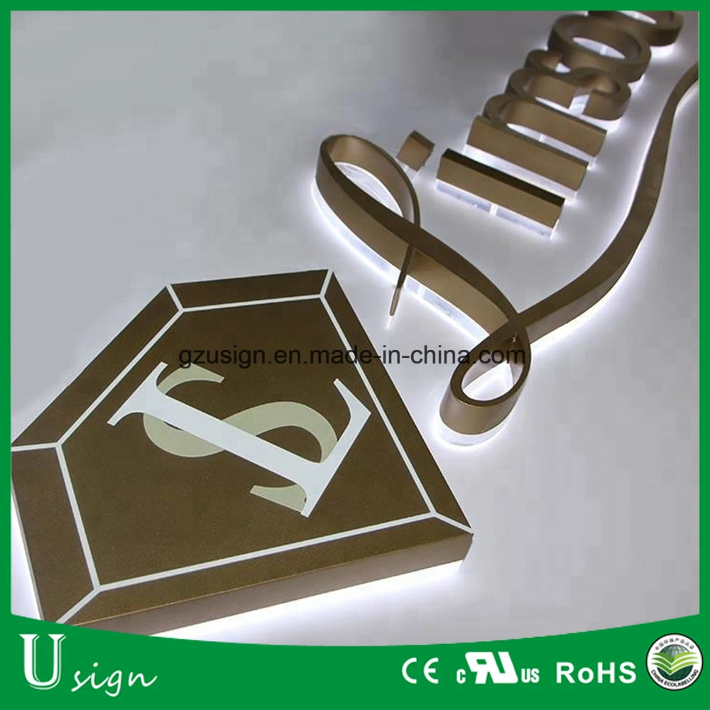 Factory Price LED Backlit 3D Logo Signage for Company