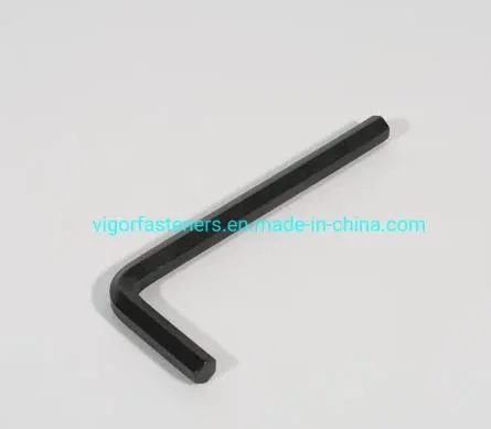 Alloy Steel Zinc Plated/Nickel/Black Hex Key with Flat Point for Construction