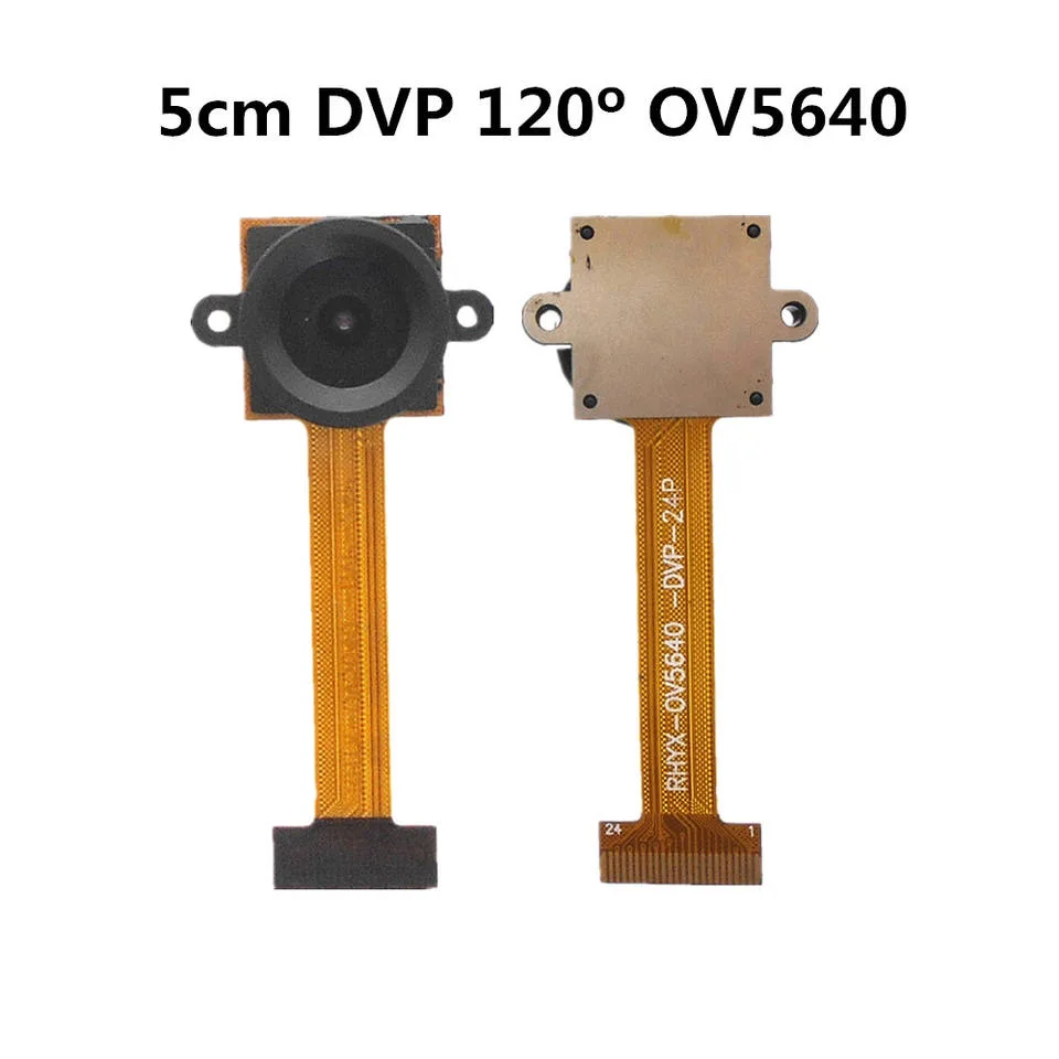 Dvp / Mipi OV5640 Module de caméra 5 mégapixels 24 broches 120 Pas de 0,5mm degré Wide-Angle lentille de 160 degrés